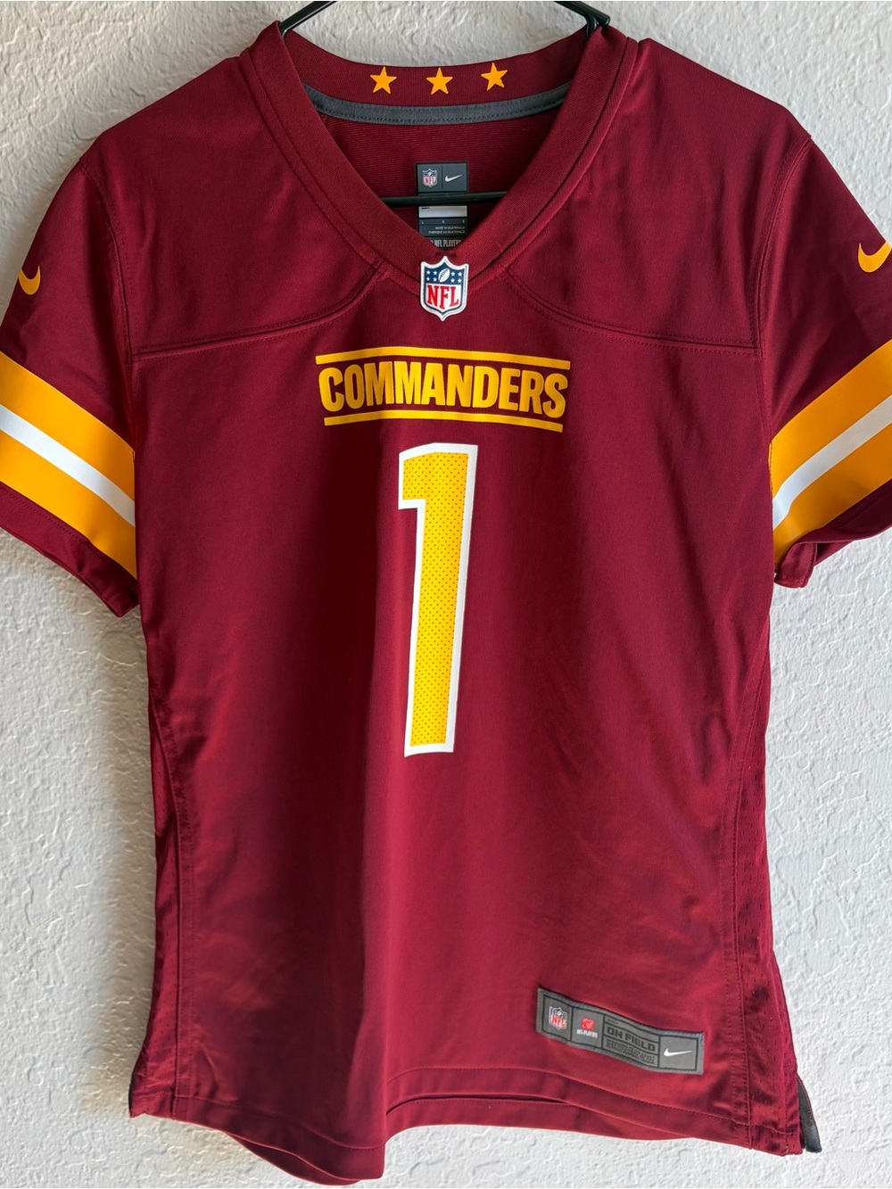 Washington Commanders Nike Jahan Dotson #1 Football Jersey - Women’s Large